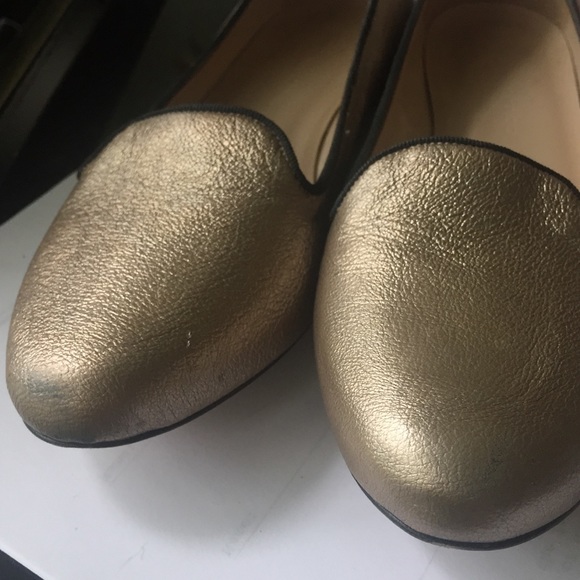 Club Monaco metallic rose gold loafer flats - Picture 6 of 7